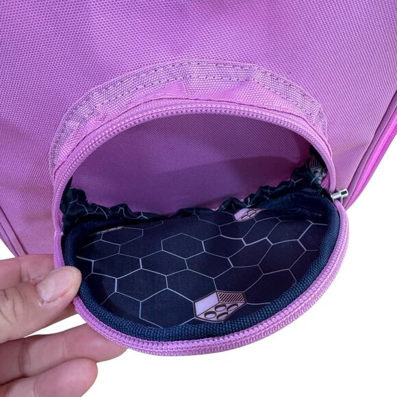 LEGO Brick Small Backpack Zipper Adjustable Snack Toy School Bag Pink Lavender - Picture 9 of 14